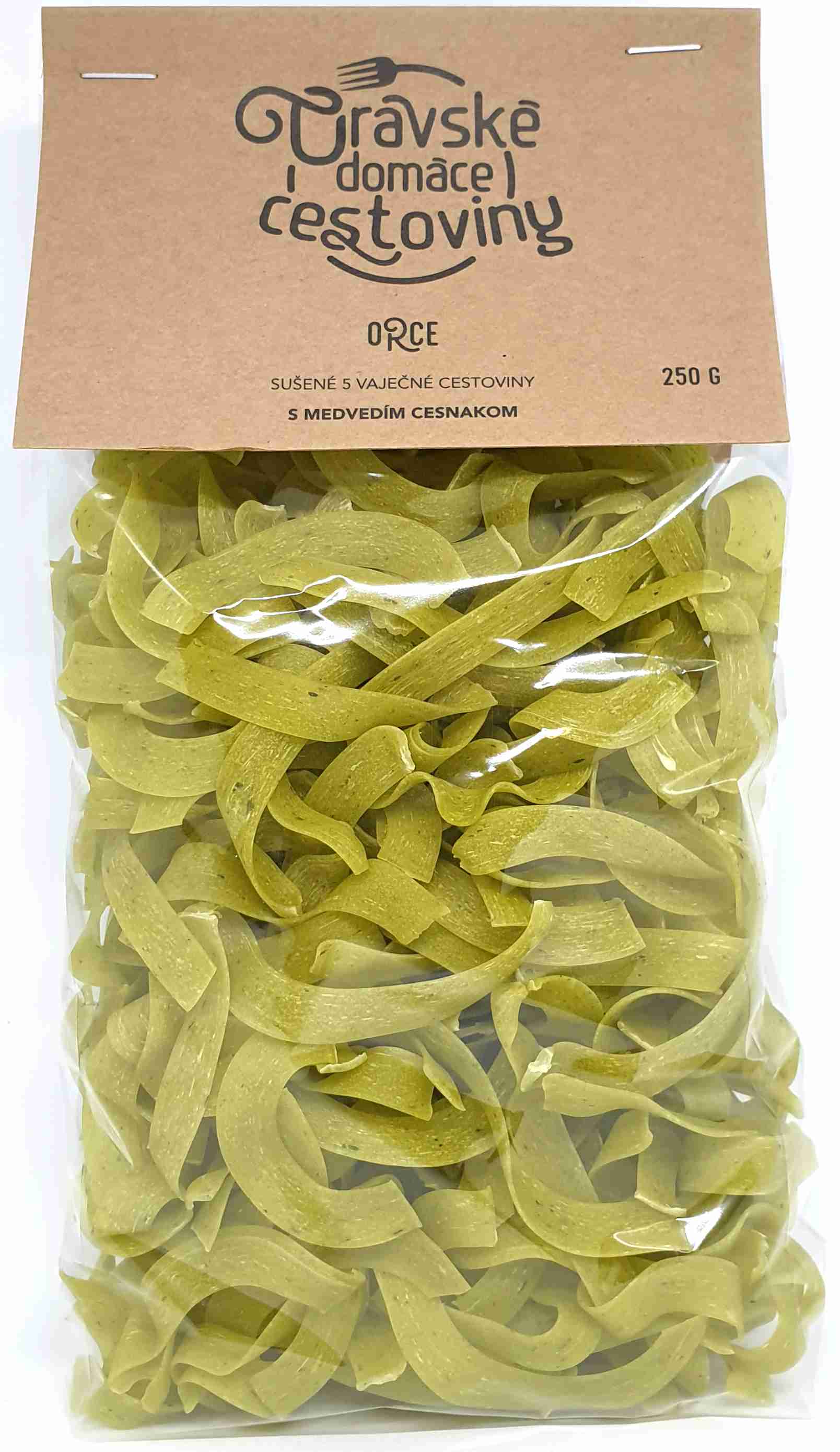 Oravské domáce cestoviny MEDVEDÍ CESNAK 250g
